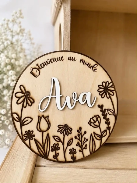 Rond bienvenue bébé