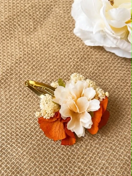 Barrette fleurs