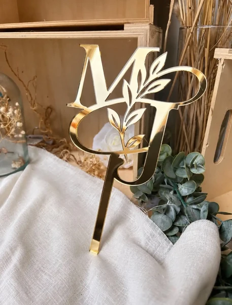 Topper de gâteau en plexiglas