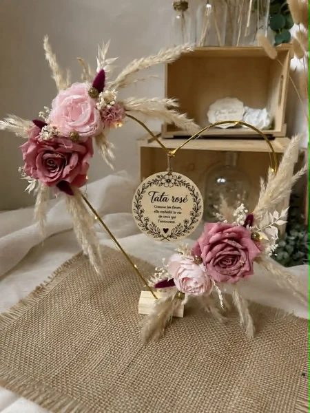 Cadeaux avec rond suspendu