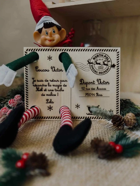 Lutin farceur et sa carte