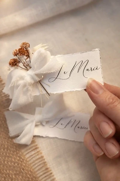 Marque place en papier