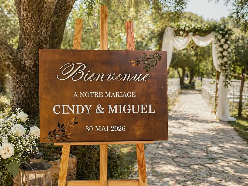 Panneau de bienvenue