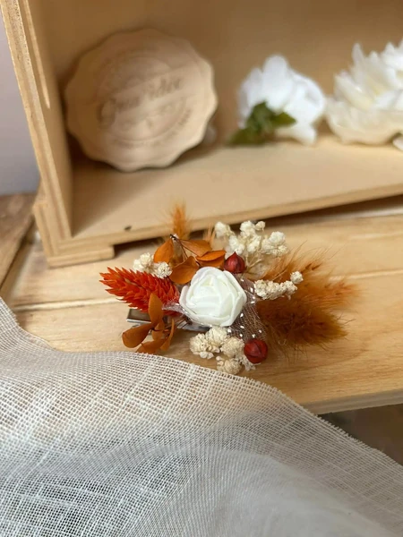 Petite pince à cheveux croco