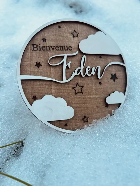 Rond bienvenue bébé