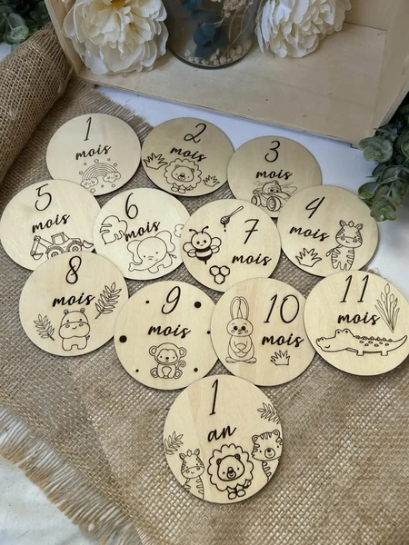 Ronds étapes de bébé